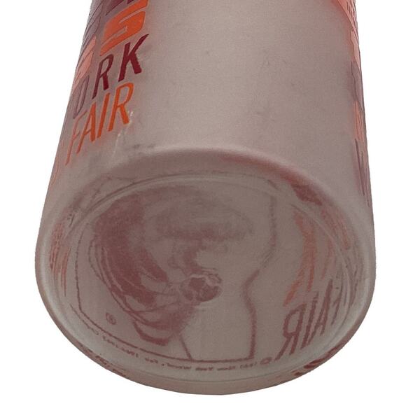 Vintage 1964-1965 New York World's Fair Federal Hall Set of 4 Frosted Glasses - Picture 6 of 10